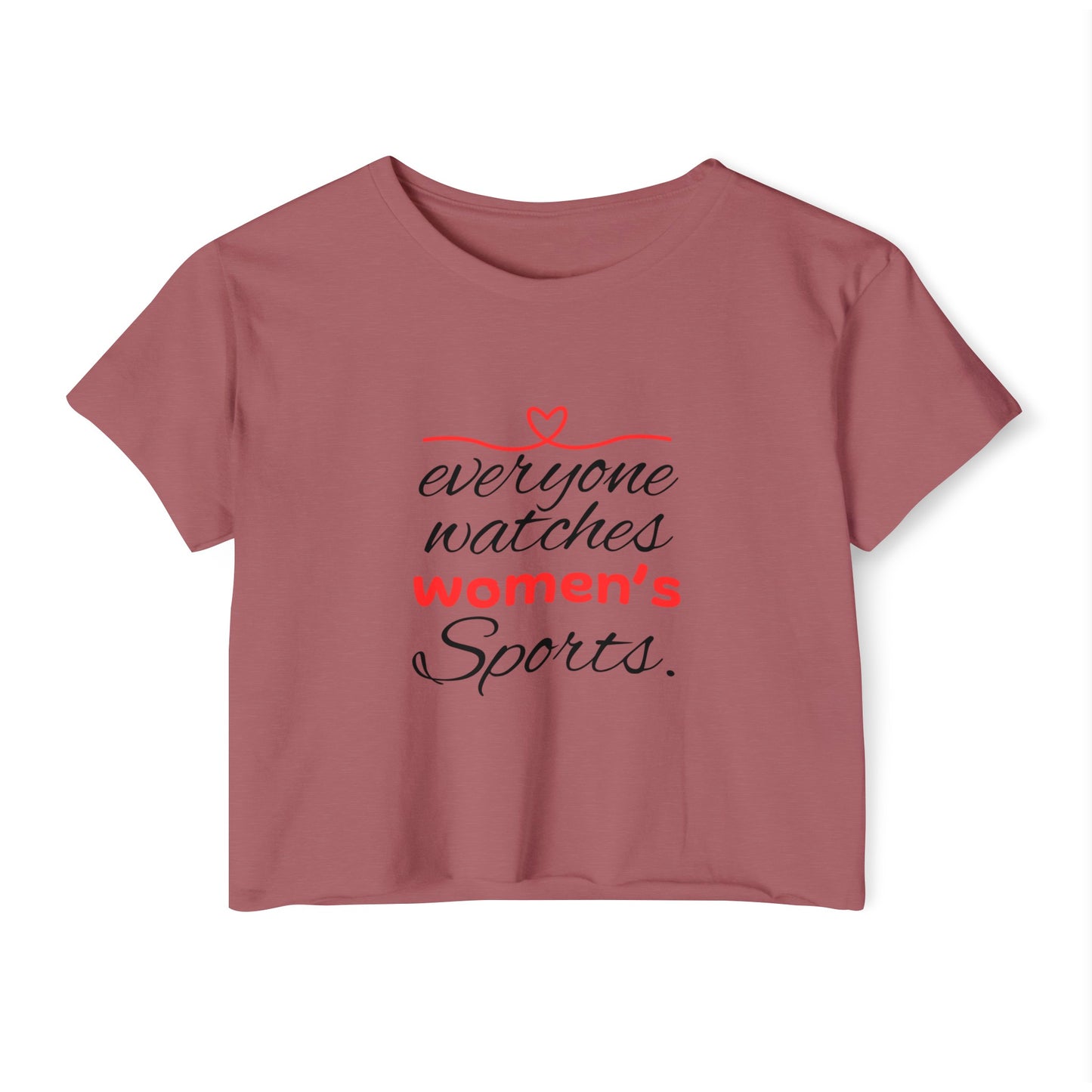 everyone watches Women's Festival Crop Top