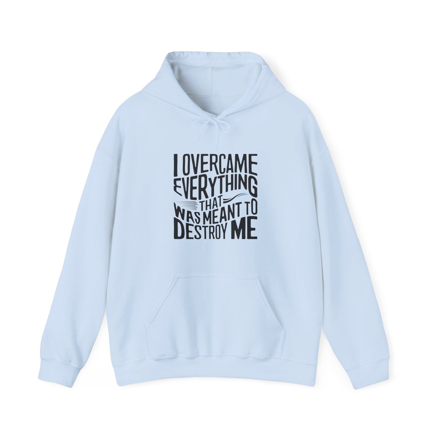 I Overcame Printed Unisex Heavy Blend™ Hooded Sweatshirt