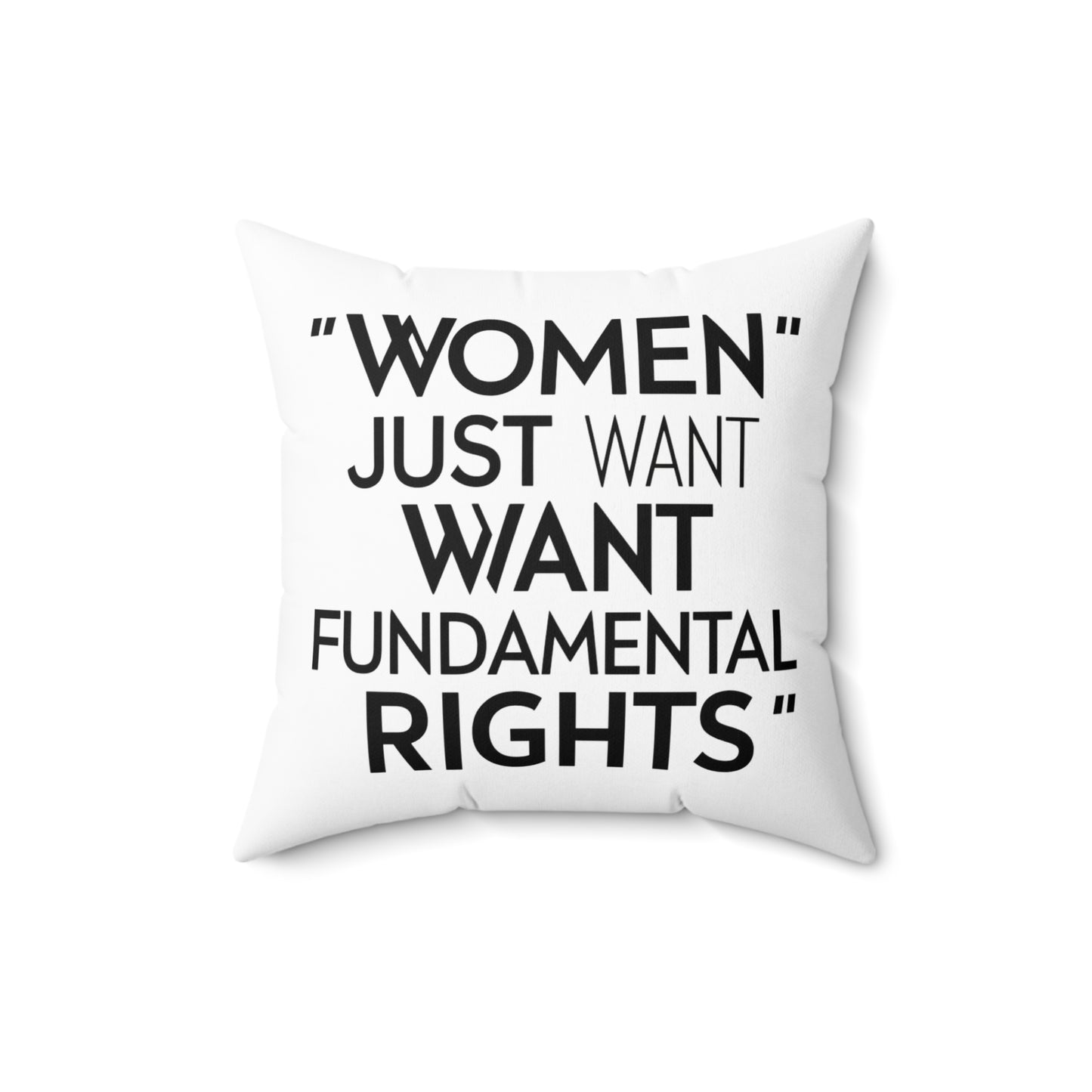 Women Spun Polyester Square Pillow