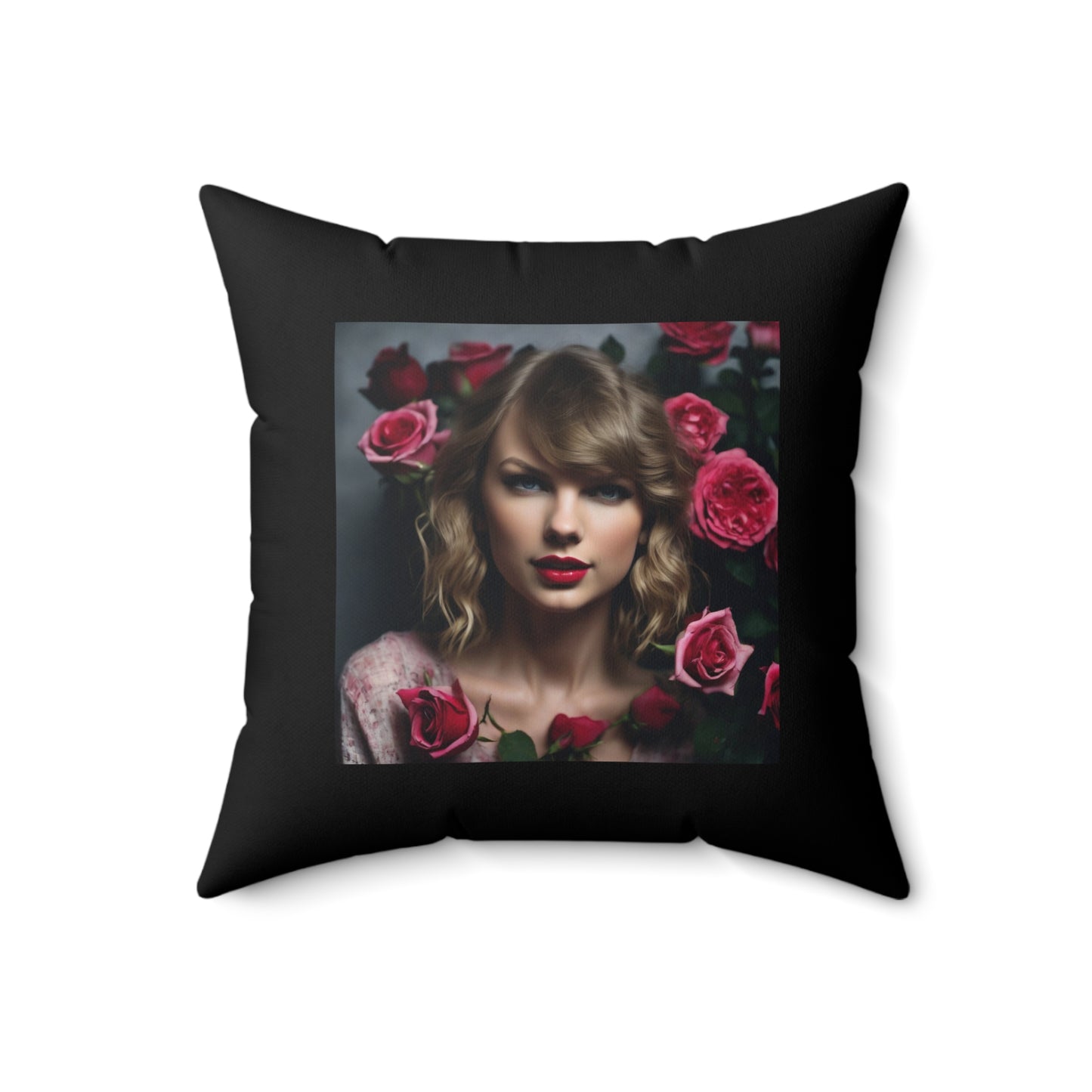 Women Spun Polyester Square Pillow