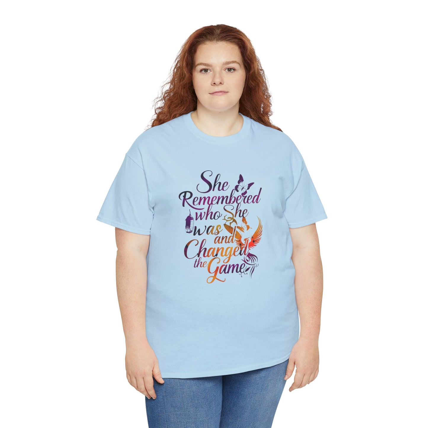 She Remembered Who She Was T Shirt with Hearts