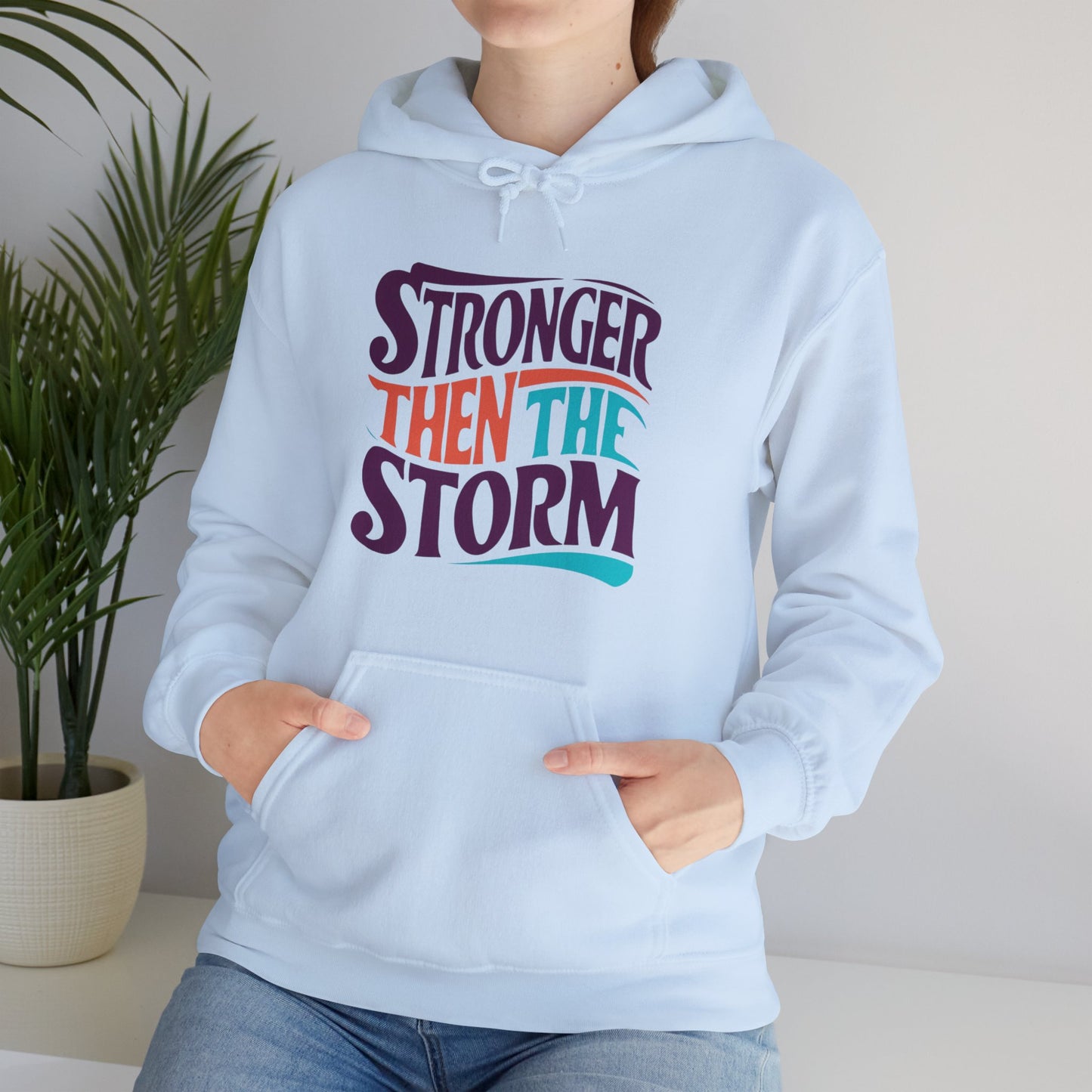 Stronger Than The Storm Unisex Heavy Blend™ Hooded Sweatshirt