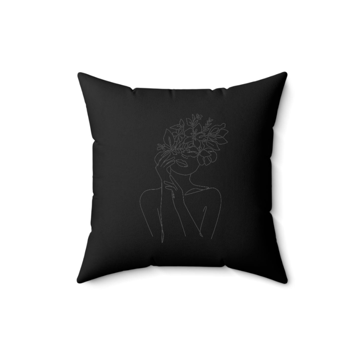 Women Spun Polyester Square Pillow