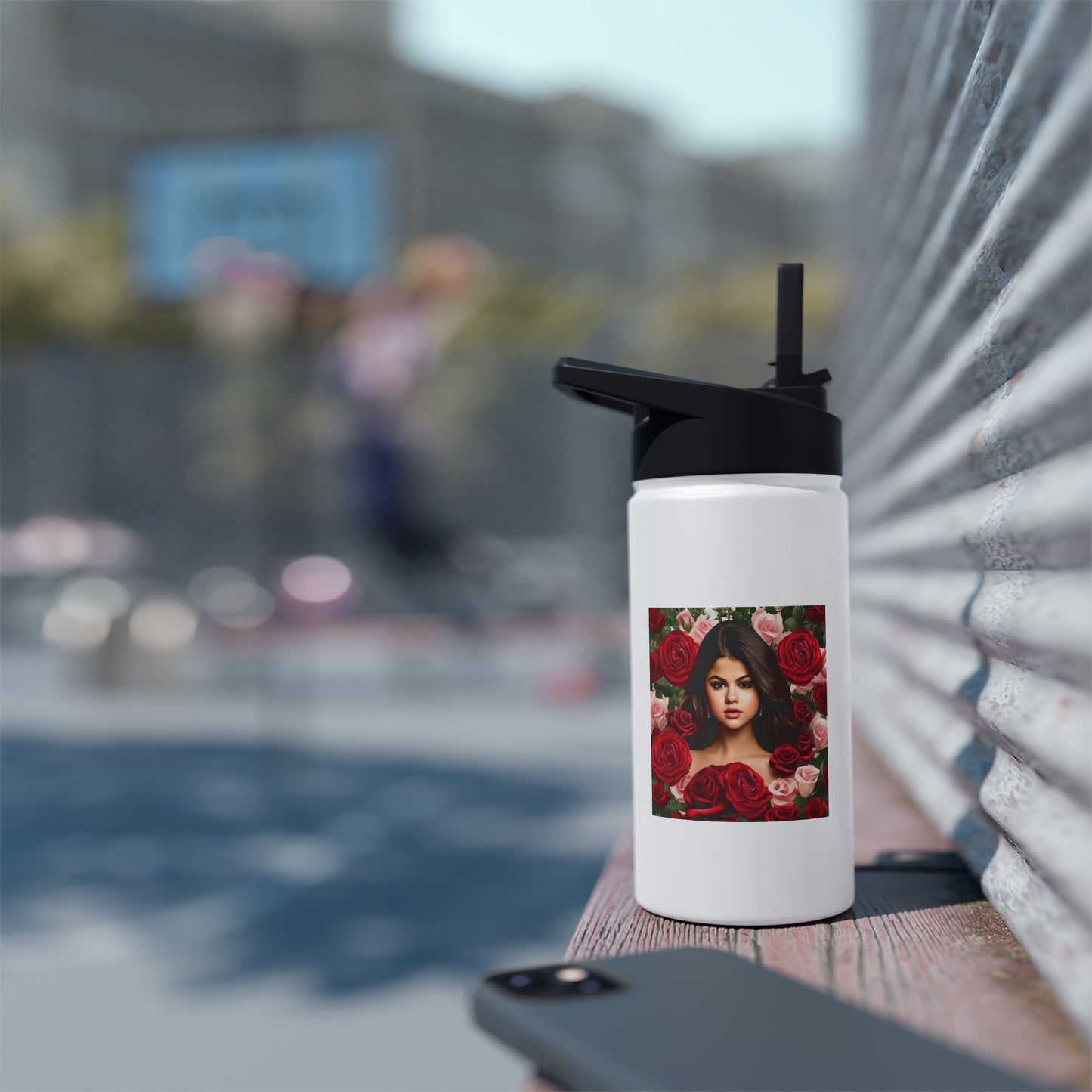 Women Stainless Steel Water Bottle, Standard Lid