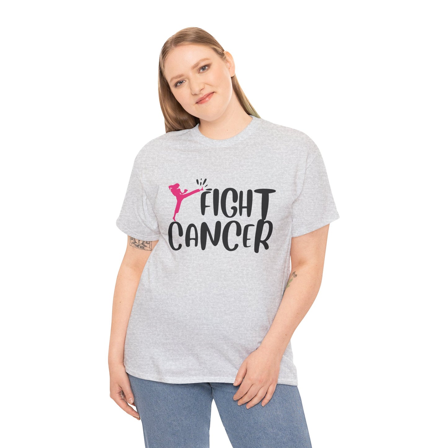 Fight Cancer Unisex Heavy Cotton Tee