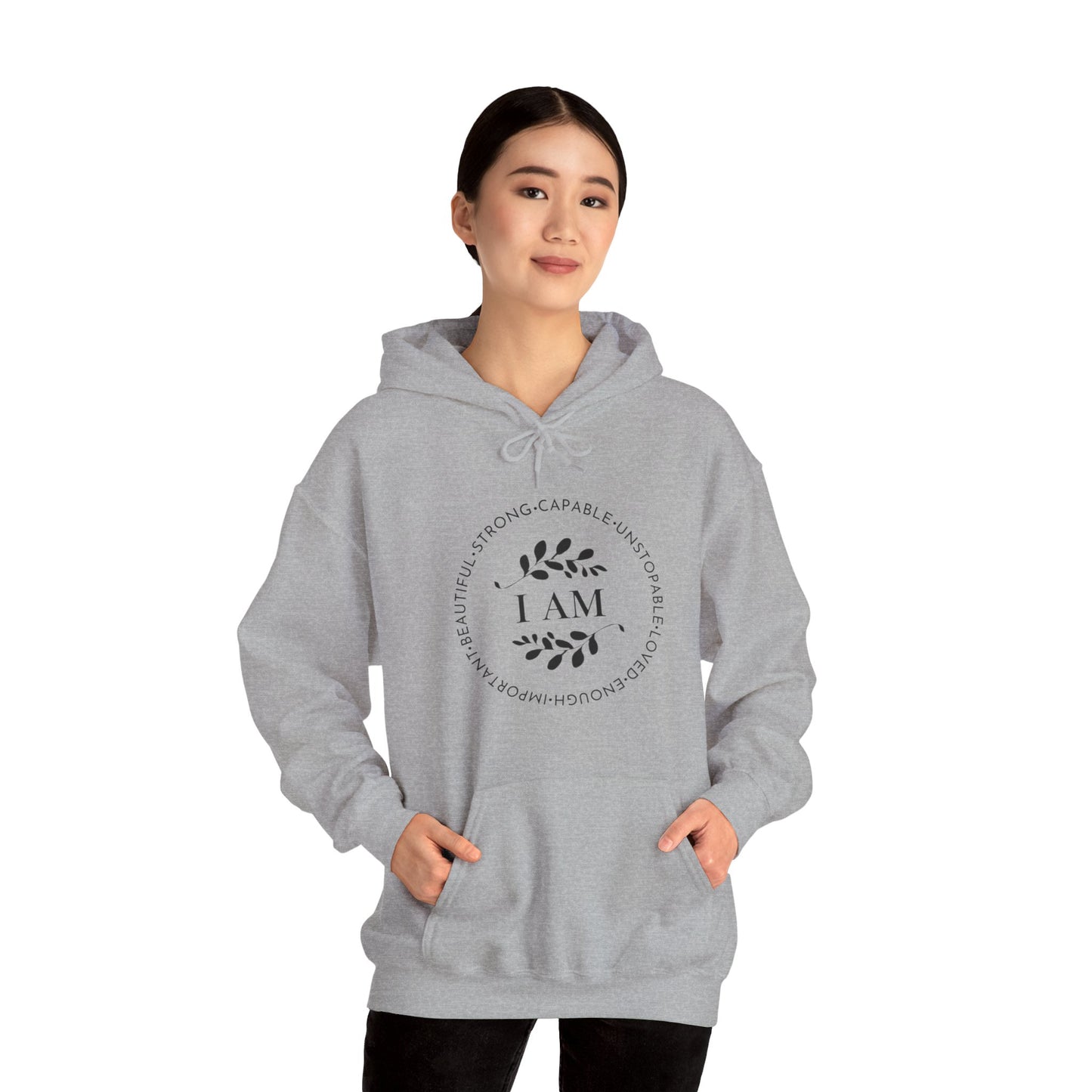 I AM Unisex Heavy Blend™ Hooded Sweatshirt