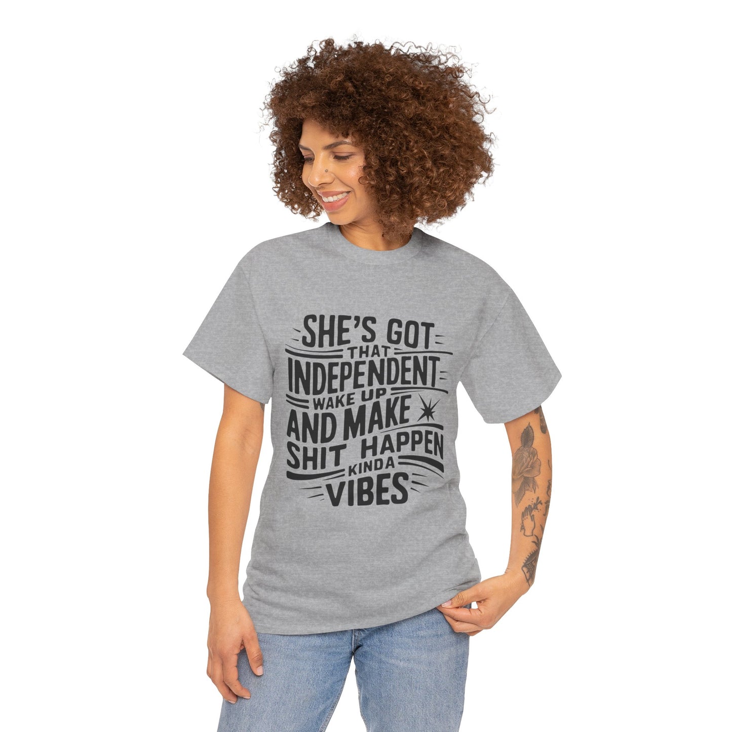 She's Got Independent T-Shirt with Hearts