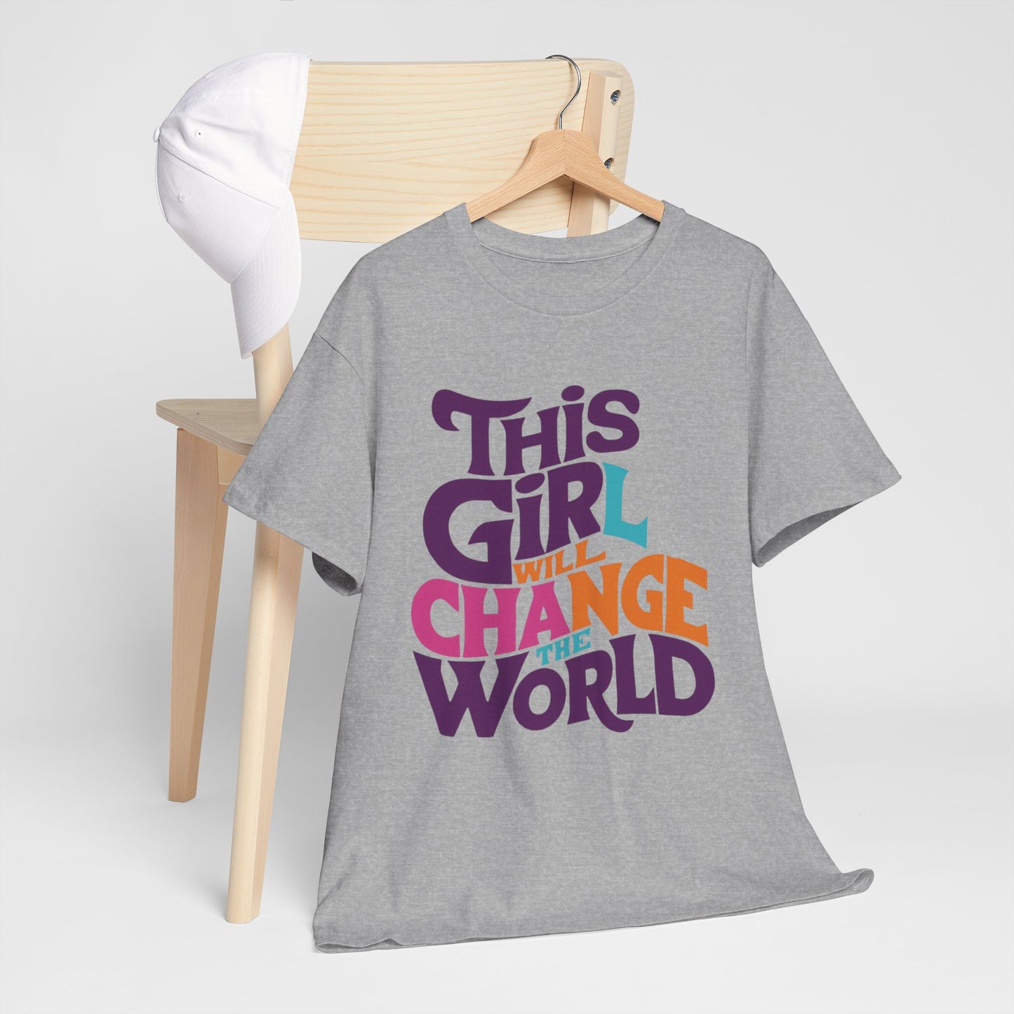 This Girl Printed  T Shirt with Hearts