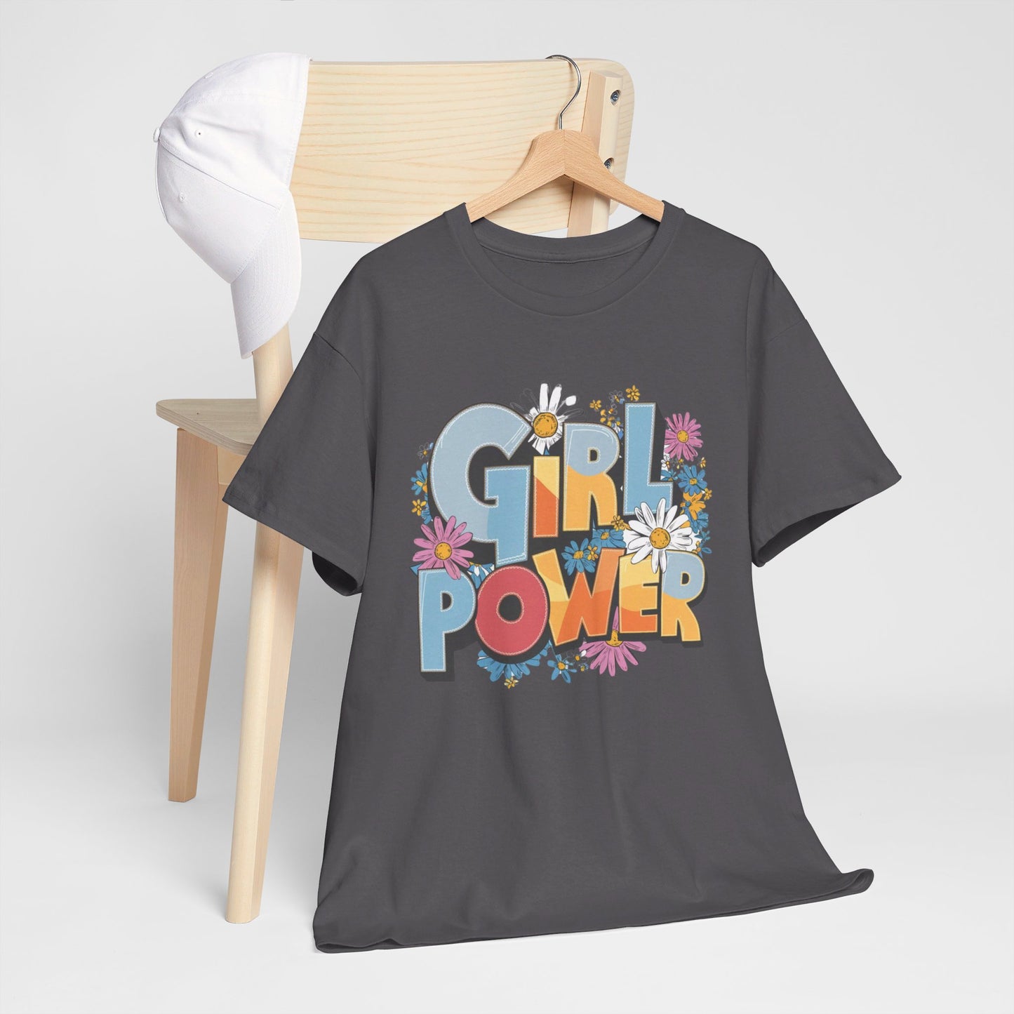 Girl Power Women Heavy Cotton Tee