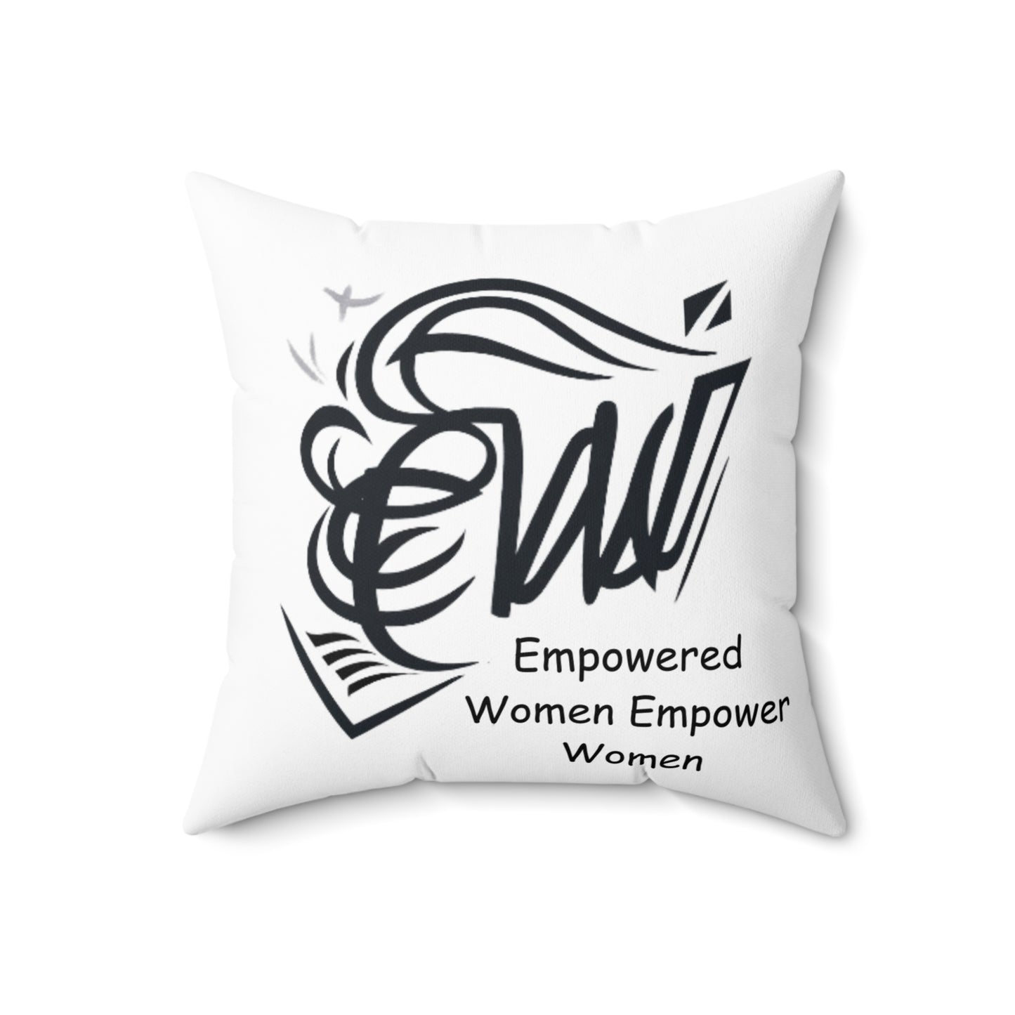 Empowered Spun Polyester Square Pillow
