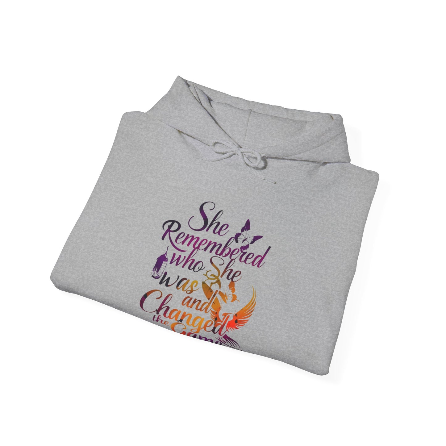 She Remembered Printed Unisex Heavy Blend™ Hooded Sweatshirt