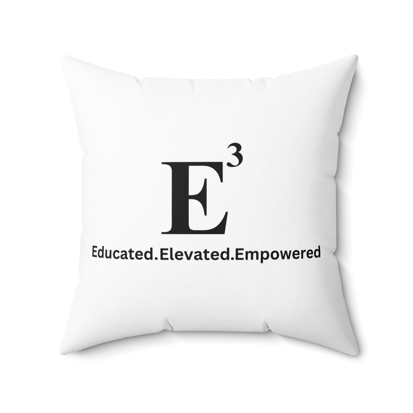 Educated Spun Polyester Square Pillow