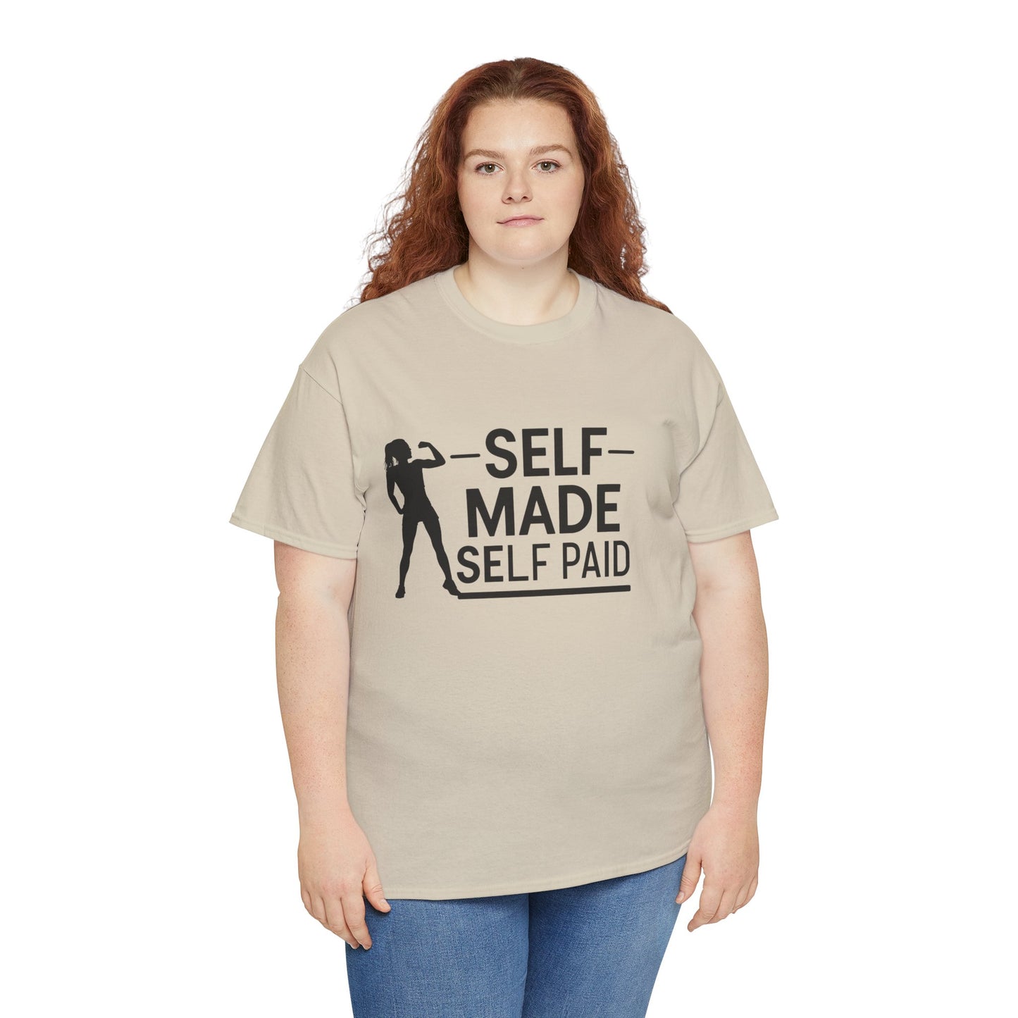 Self Made Printed T Shirt with Hearts