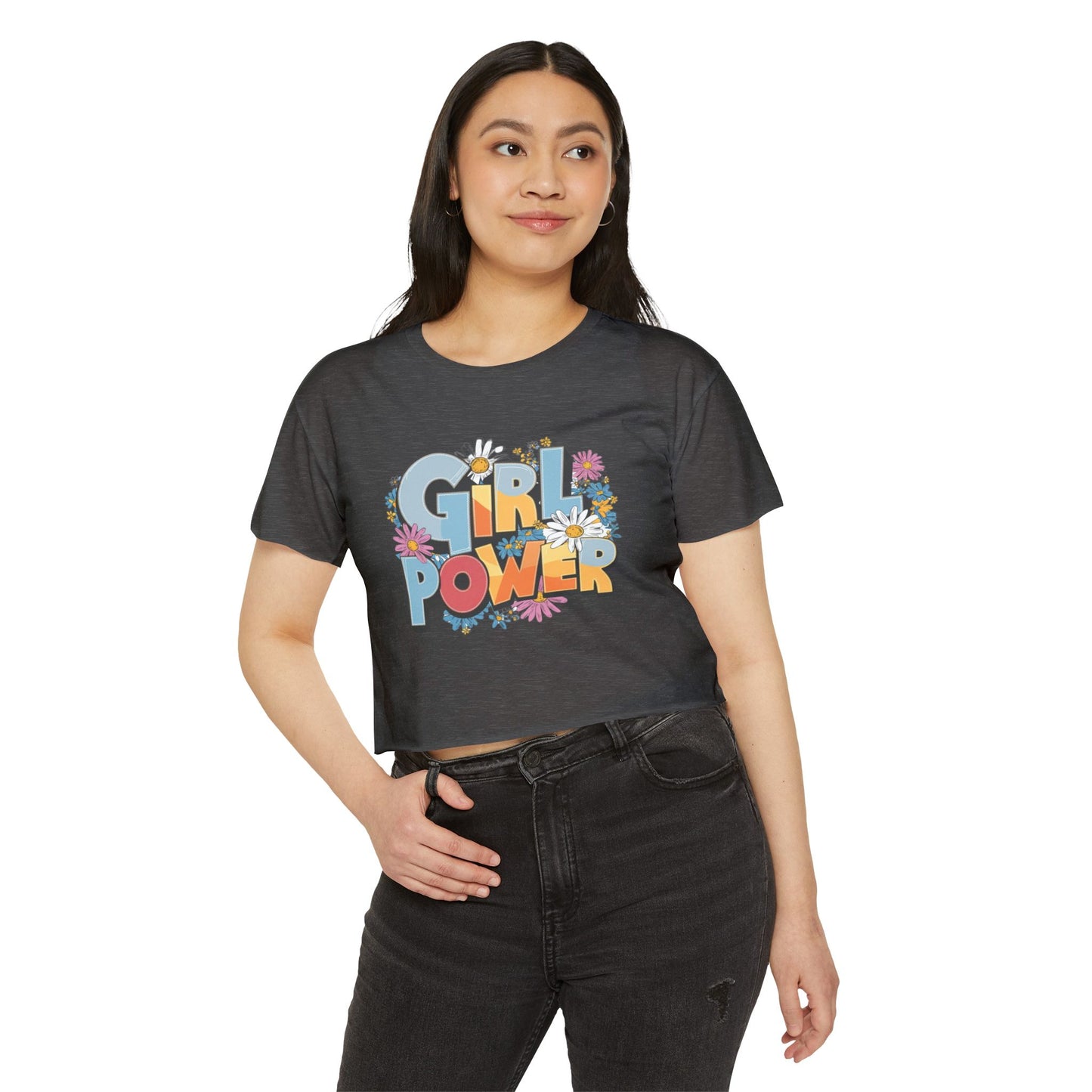 Girl Power Women's Festival Crop Top