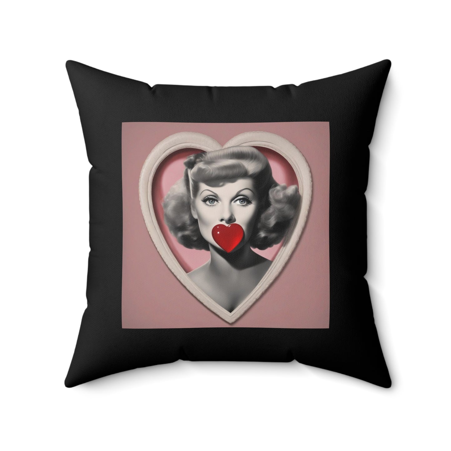 Women Spun Polyester Square Pillow