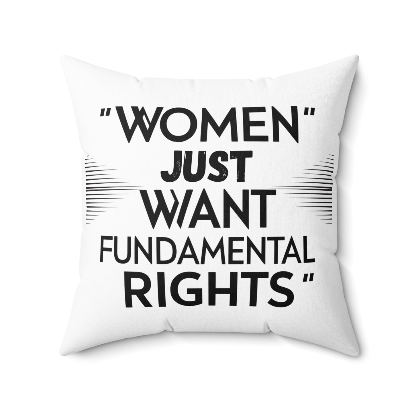 Women Spun Polyester Square Pillow