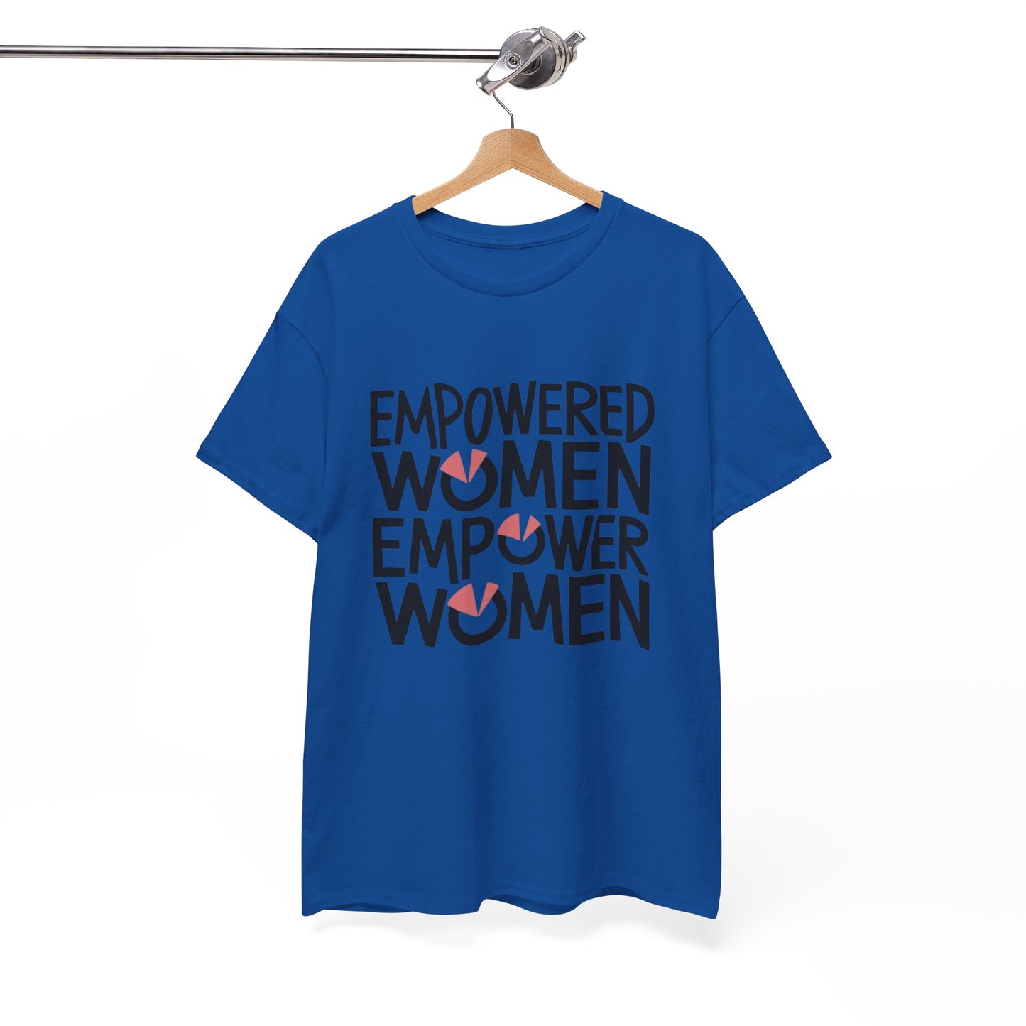 Empowered Printed T Shirt with Hearts