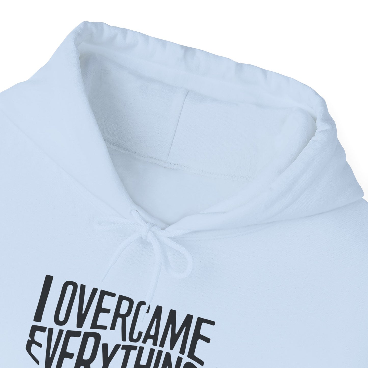 I Overcame Printed Unisex Heavy Blend™ Hooded Sweatshirt