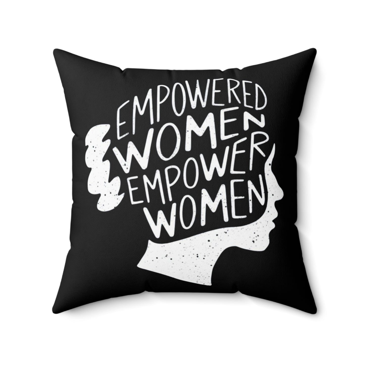 Empowered Spun Polyester Square Pillow