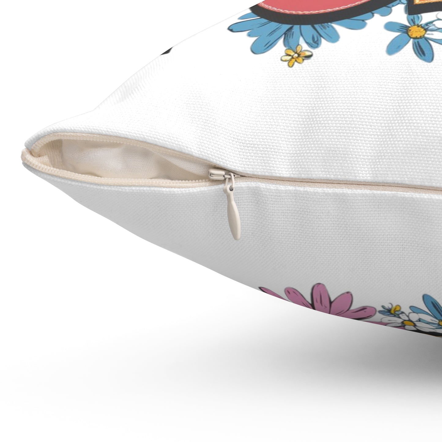 Girl Power Spun Polyester Square Pillow