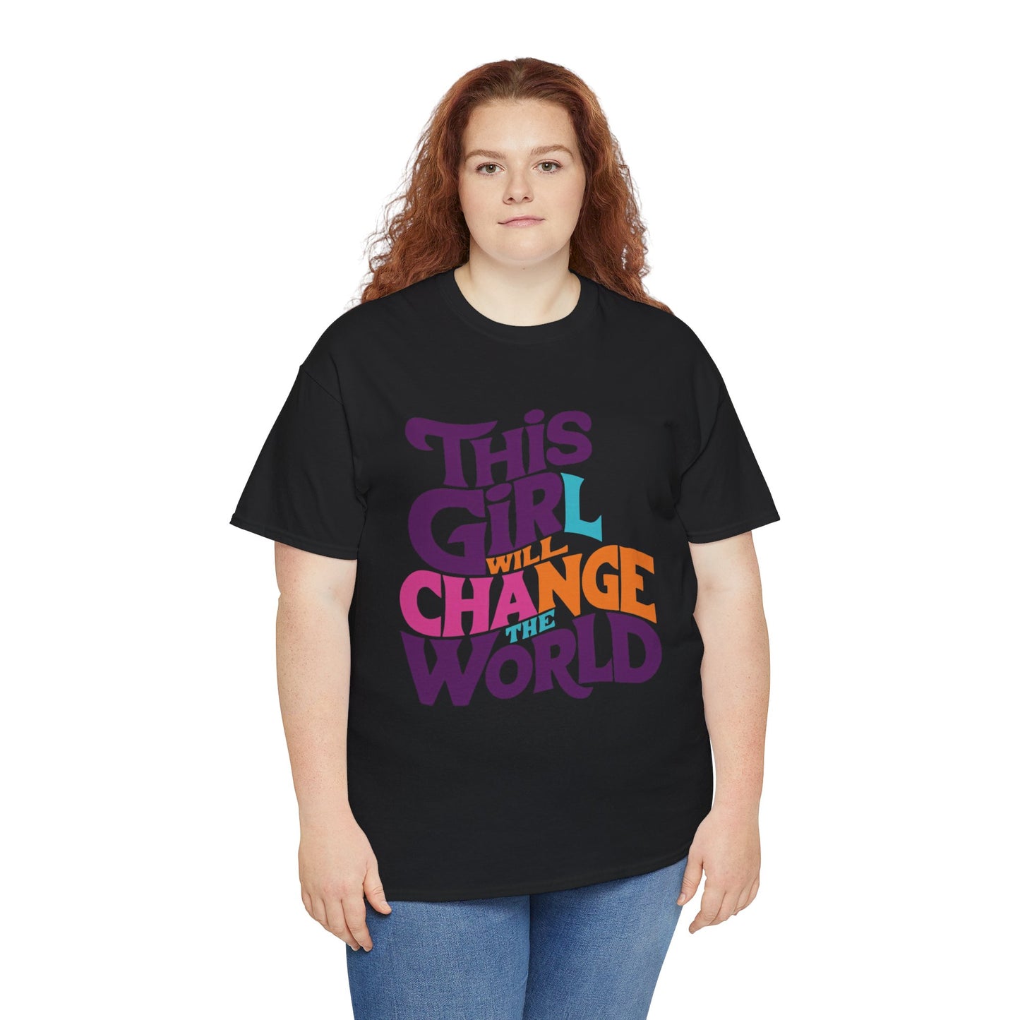 This Girl Printed  T Shirt with Hearts