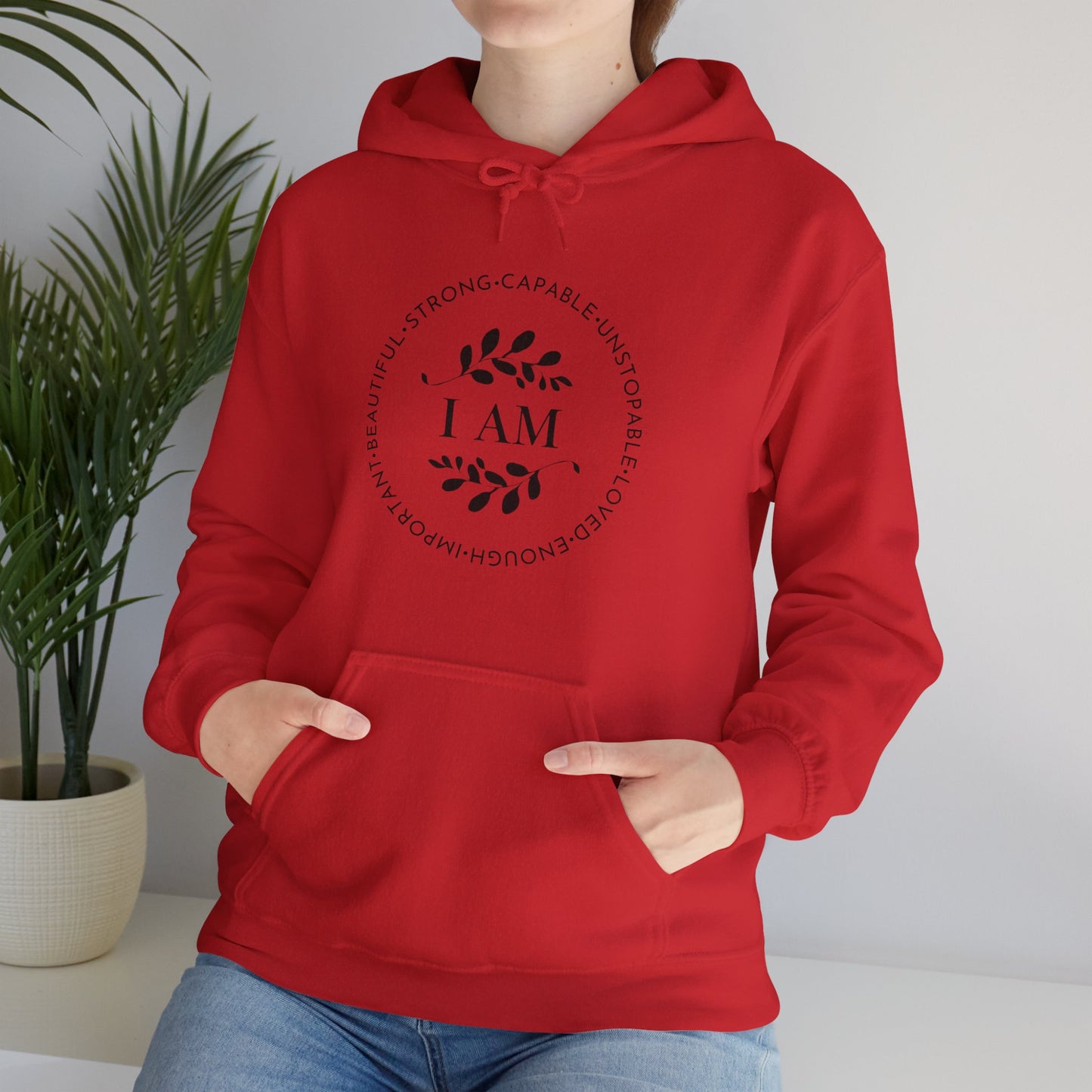 I AM Unisex Heavy Blend™ Hooded Sweatshirt