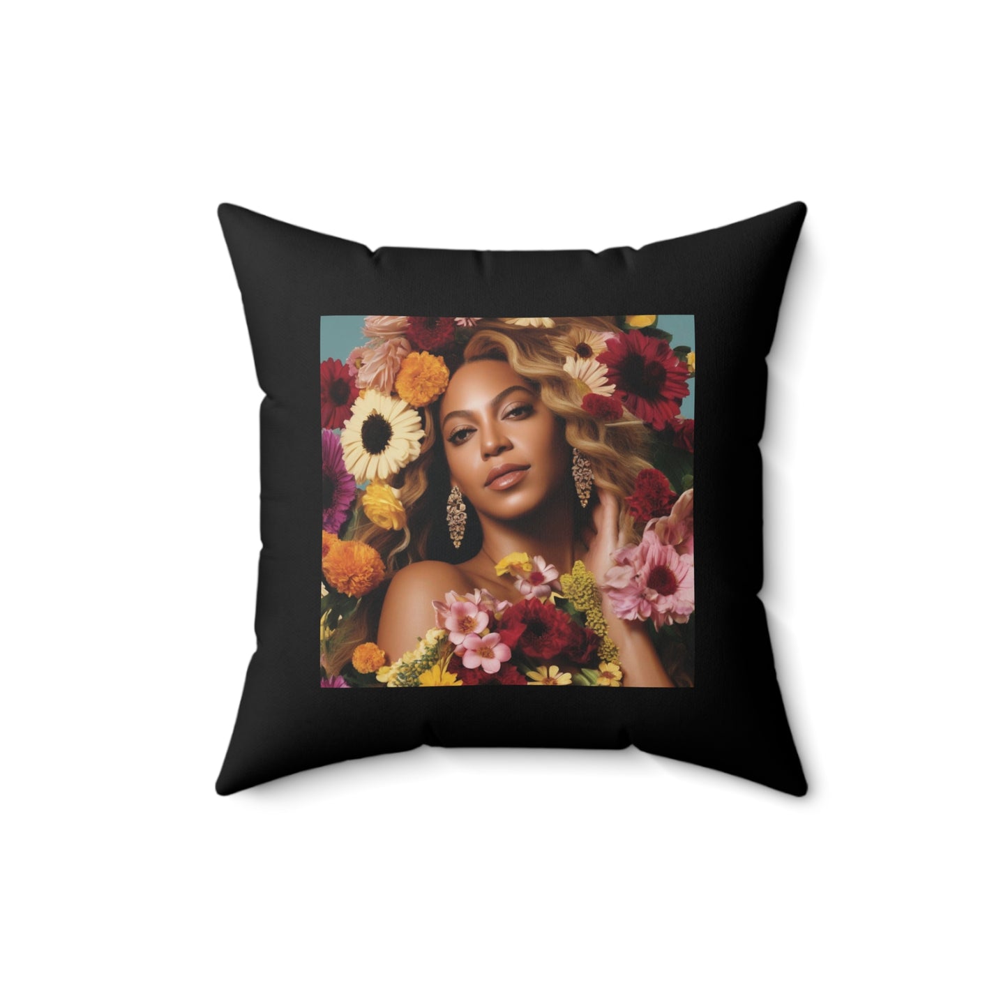 Women Spun Polyester Square Pillow