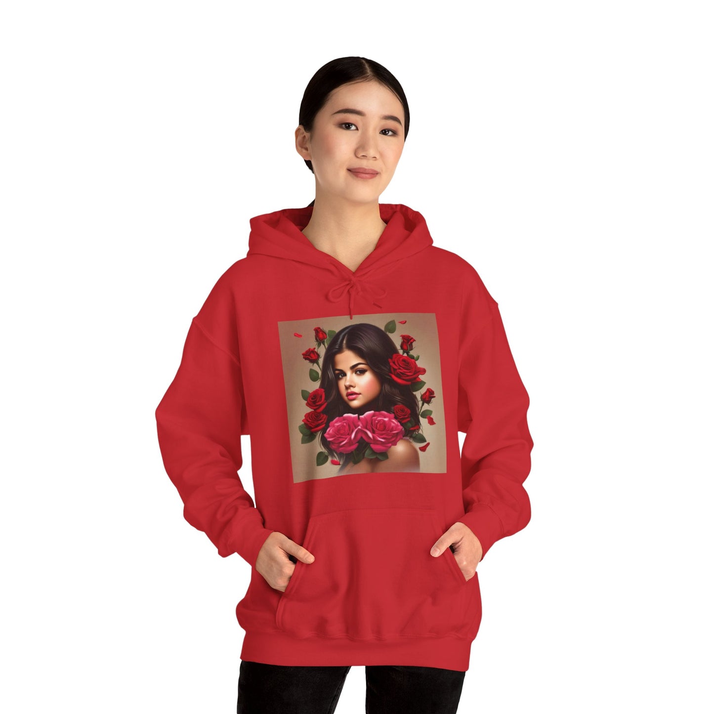 Selena Gomez Printed Unisex Heavy Blend™ Hooded Sweatshirt