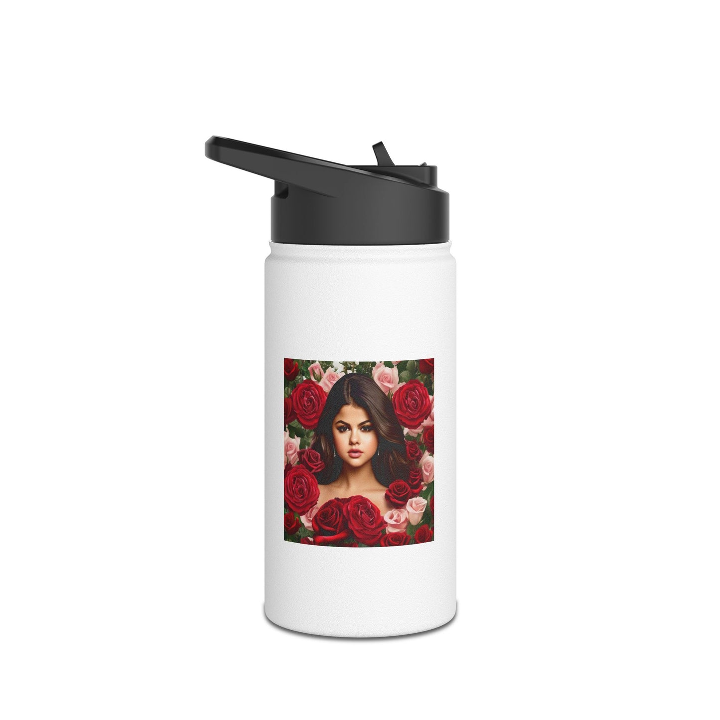 Women Stainless Steel Water Bottle, Standard Lid