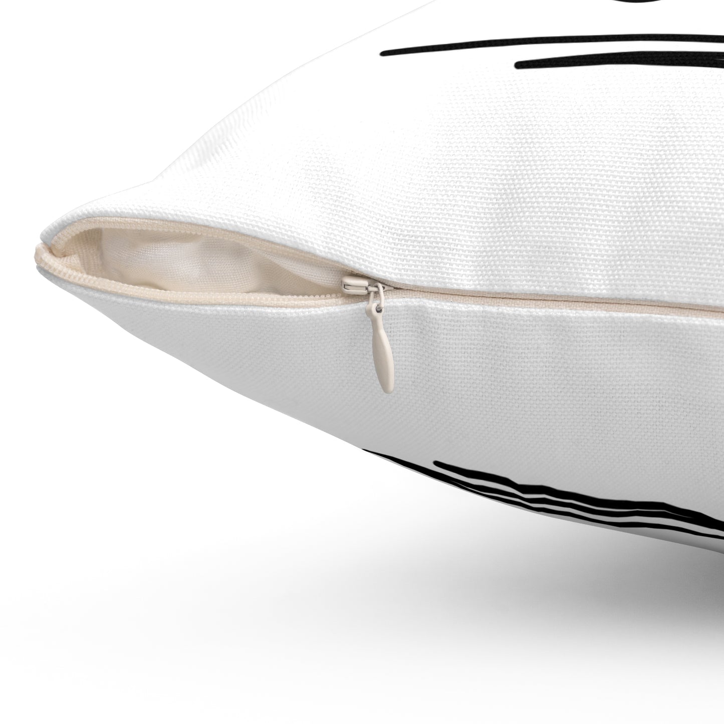 Strong Female Spun Polyester Square Pillow