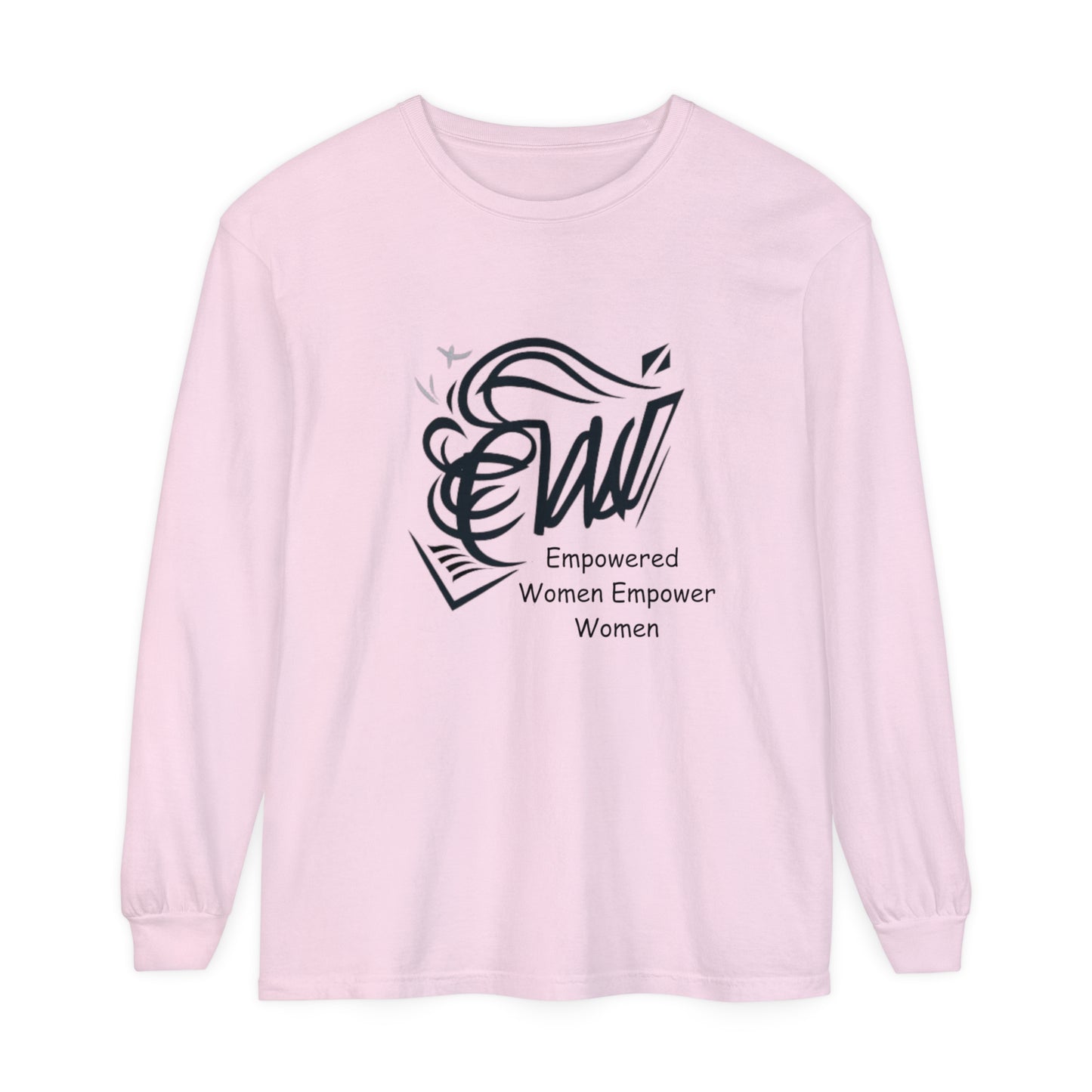 Empowered Women Garment-dyed Long Sleeve T-Shirt