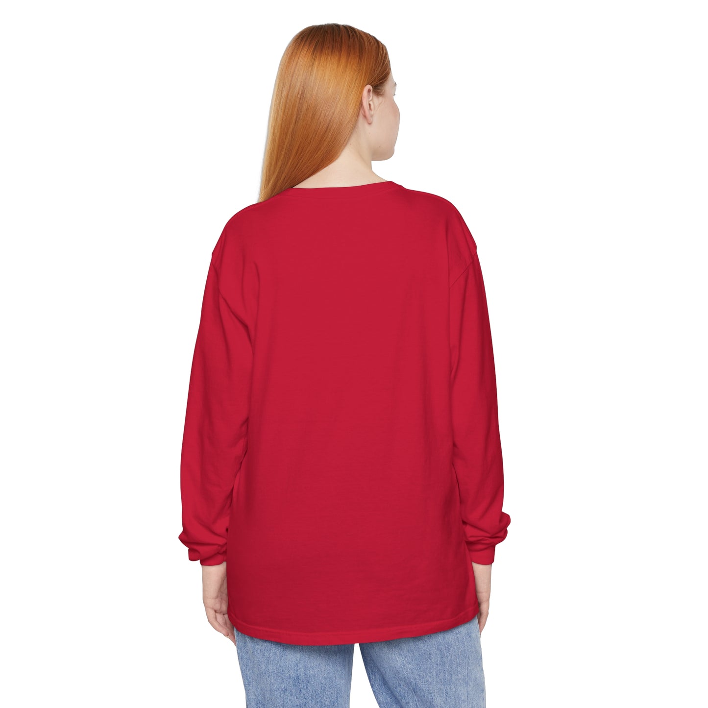 Be You Women Garment-dyed Long Sleeve T-Shirt