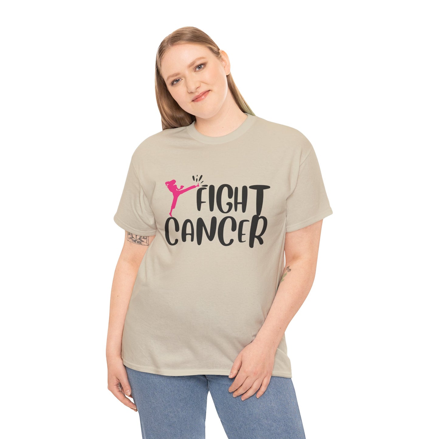 Fight Cancer Unisex Heavy Cotton Tee