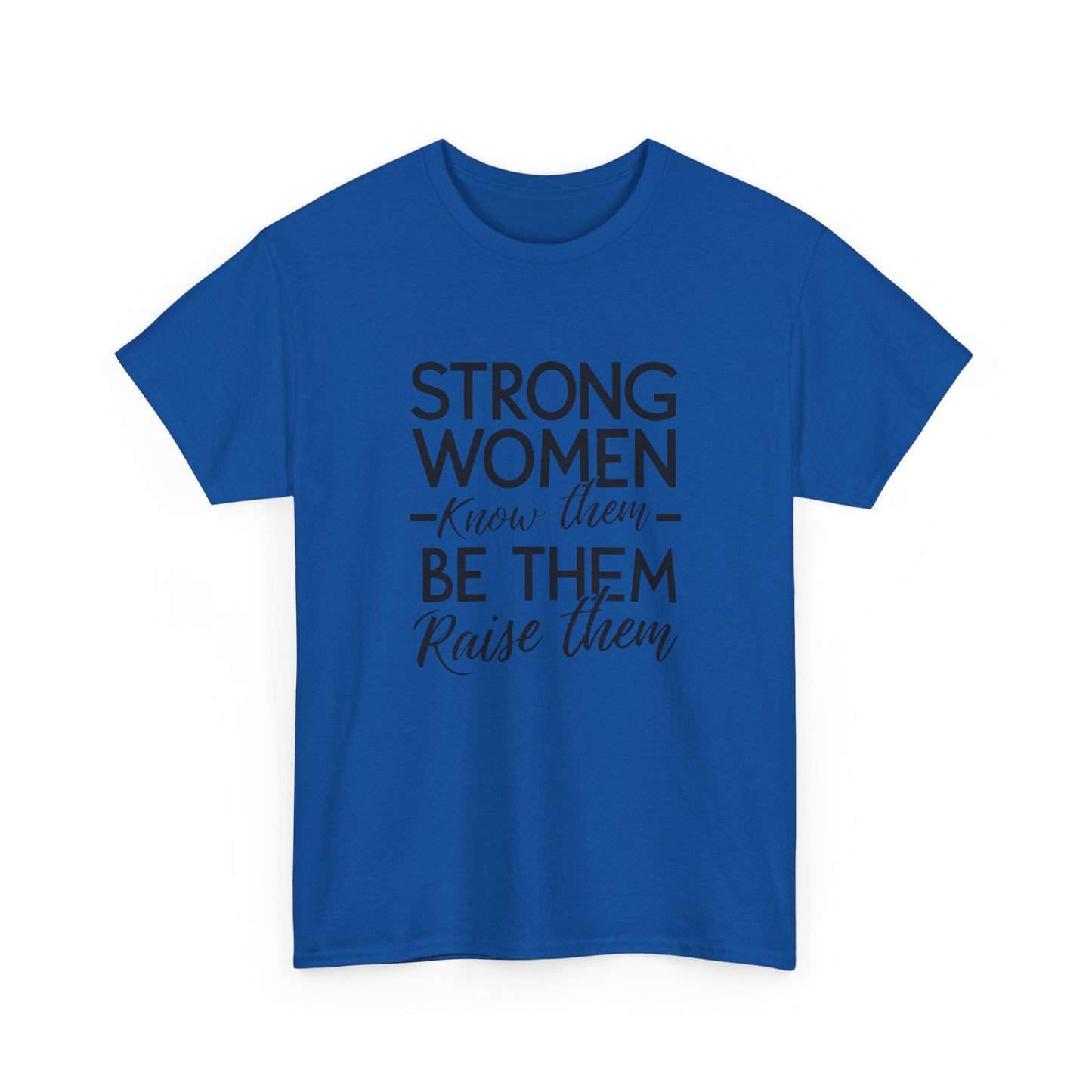 Strong Women Printed T Shirt with Hearts