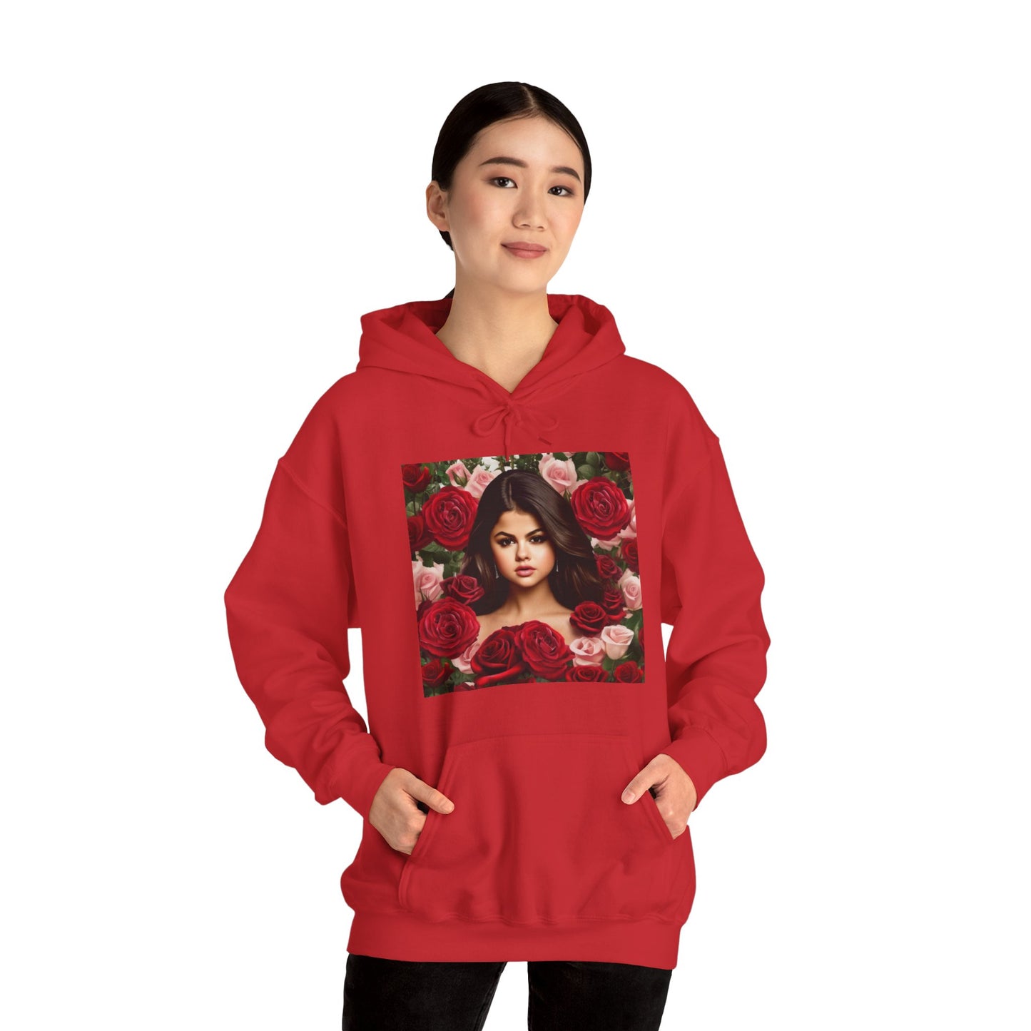 Selena Gomez Printed Unisex Heavy Blend™ Hooded Sweatshirt