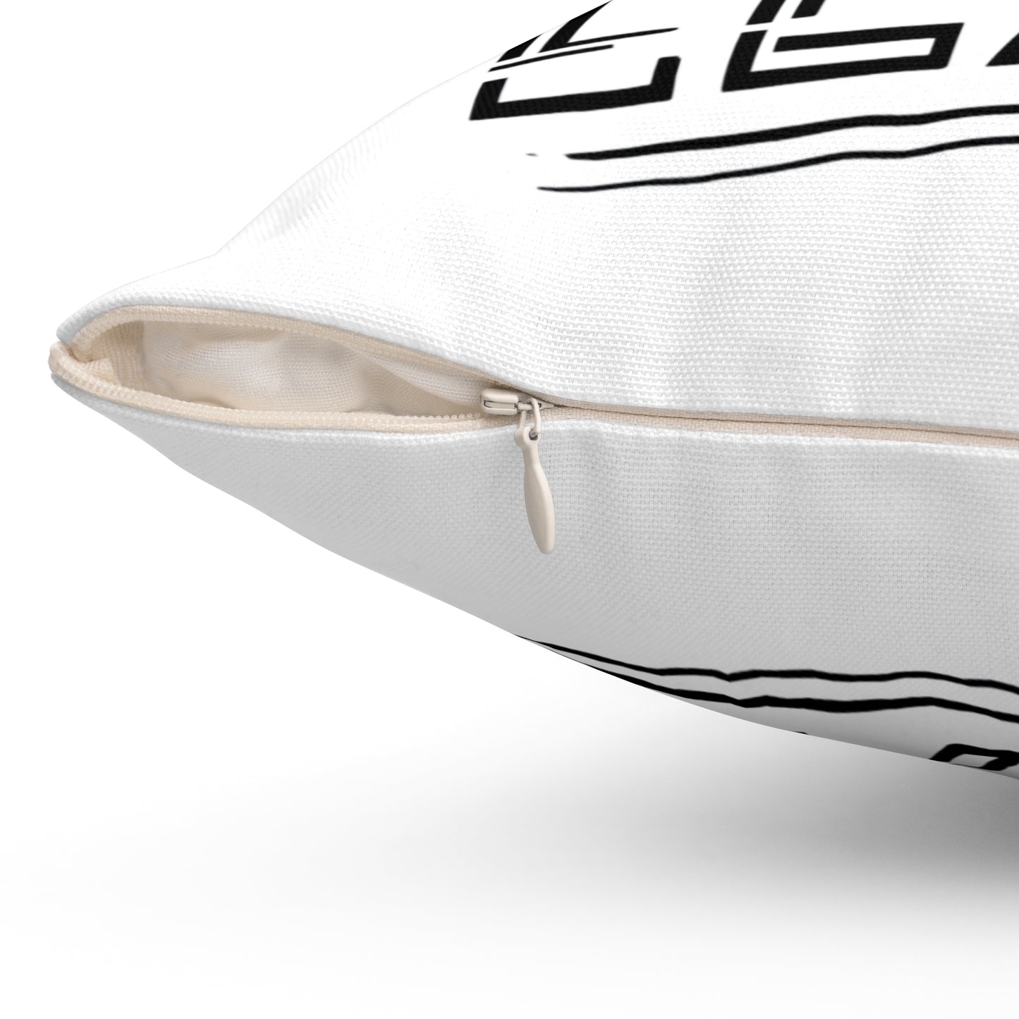 Strong Spun Polyester Square Pillow
