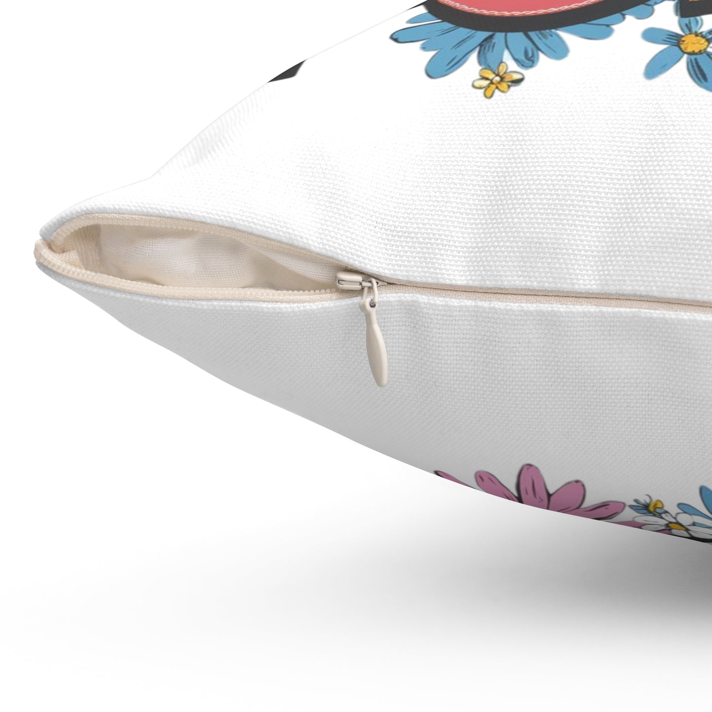 Girl Power Spun Polyester Square Pillow