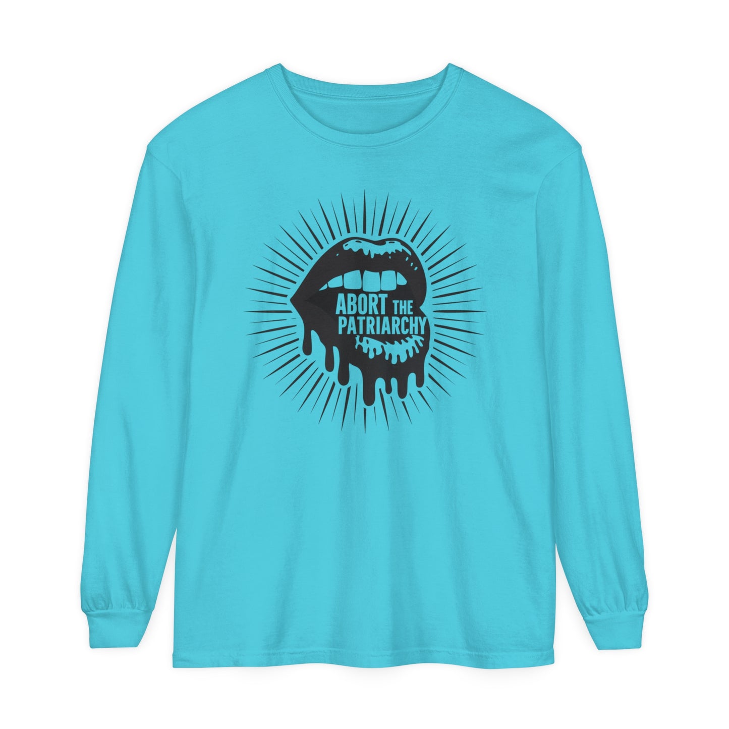 Abort The Women Garment-dyed Long Sleeve T-Shirt