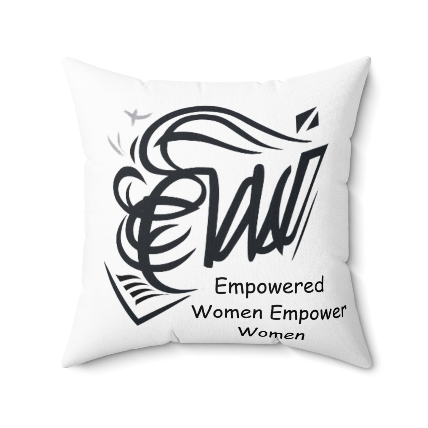 Empowered Spun Polyester Square Pillow