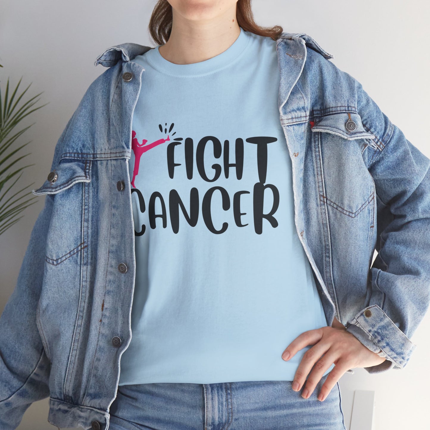 Fight Cancer Unisex Heavy Cotton Tee