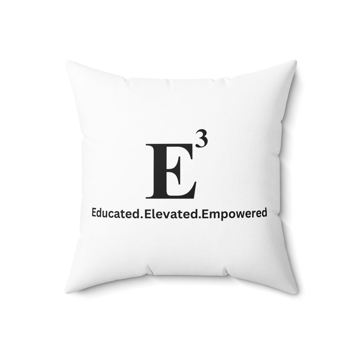 Educated Spun Polyester Square Pillow