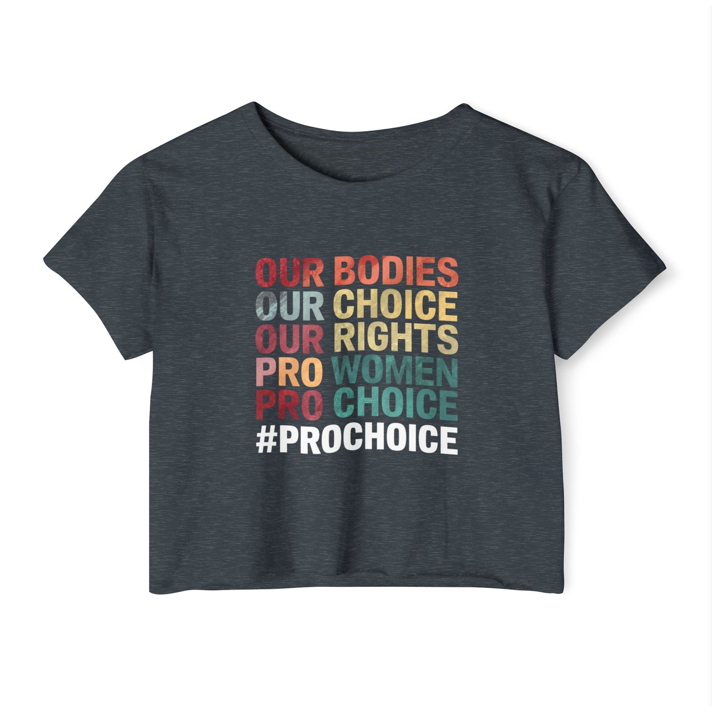 Our Bodies Women's Festival Crop Top