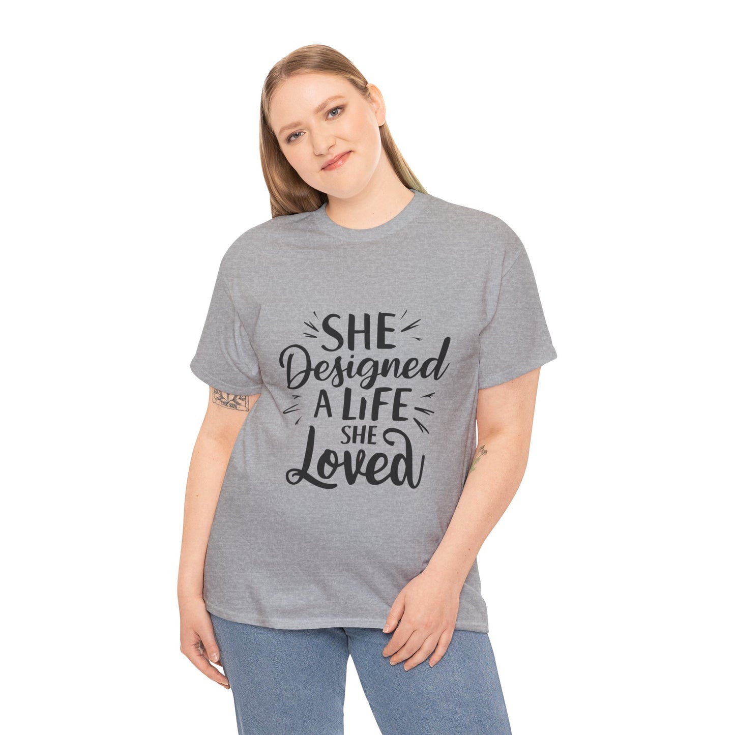 She Designed A Life T Shirt with Hearts