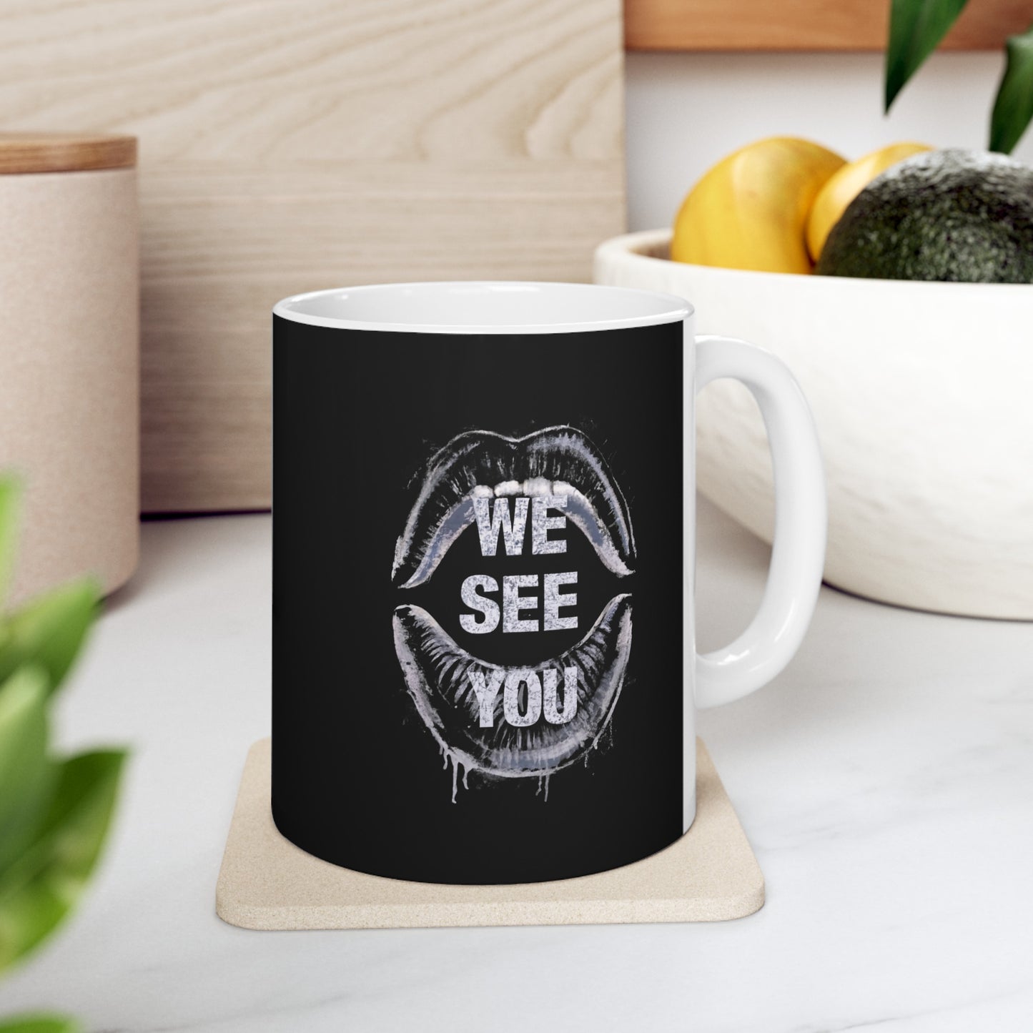 We See You Ceramic Mug, (11oz, 15oz)