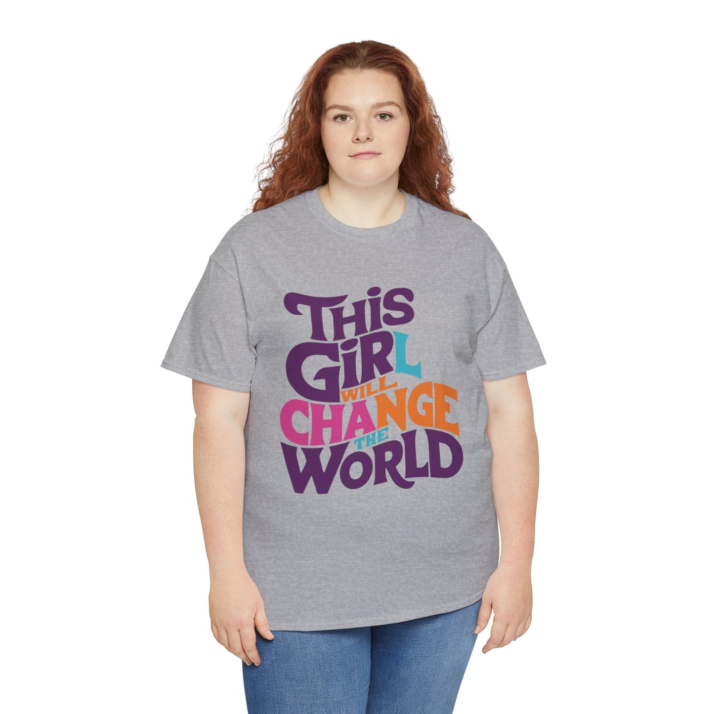 This Girl Printed  T Shirt with Hearts