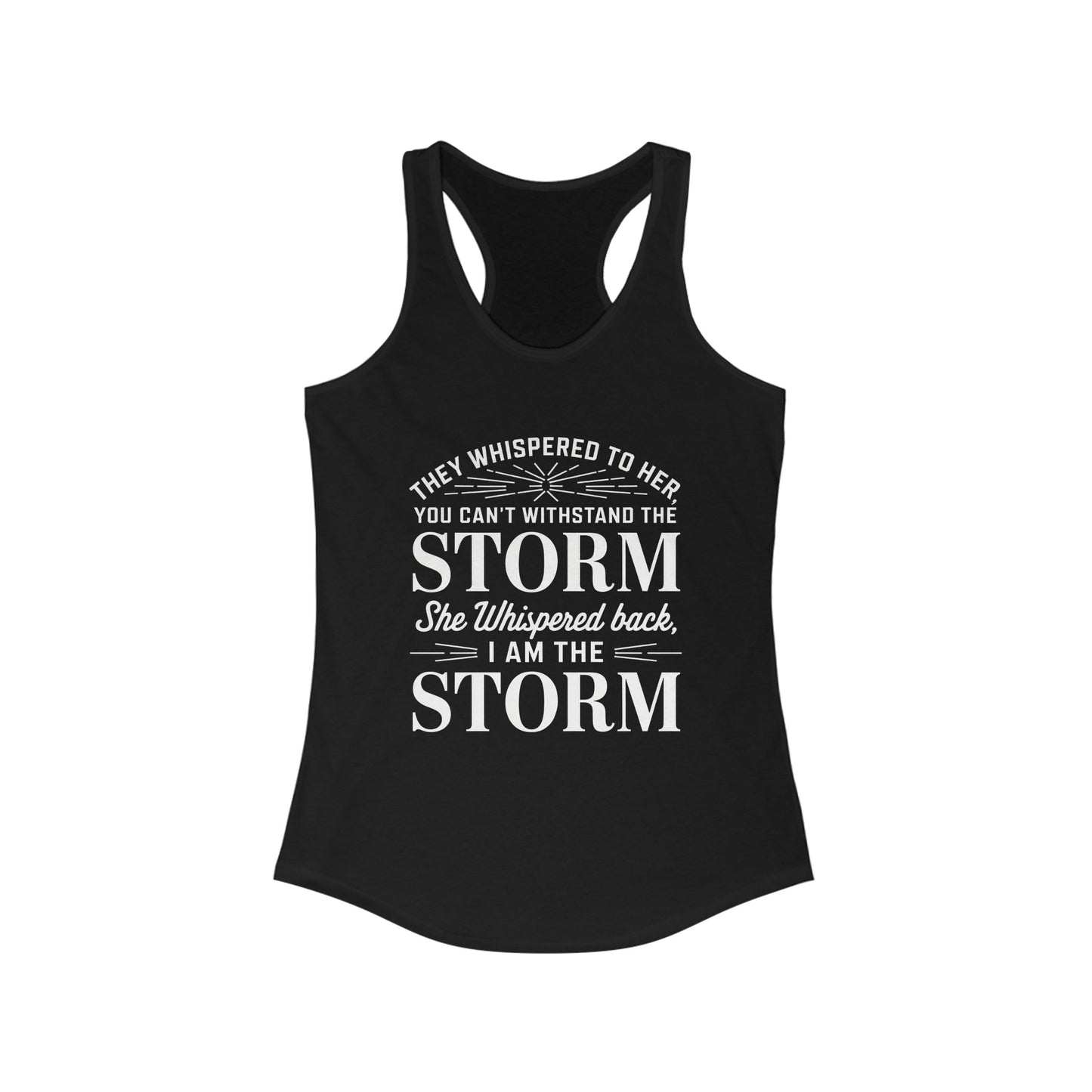They Whispered Women's Ideal Racerback Tank