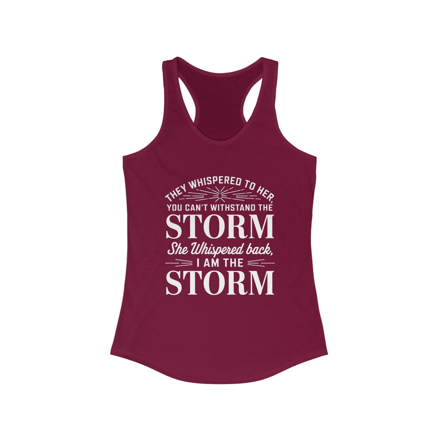 They Whispered Women's Ideal Racerback Tank