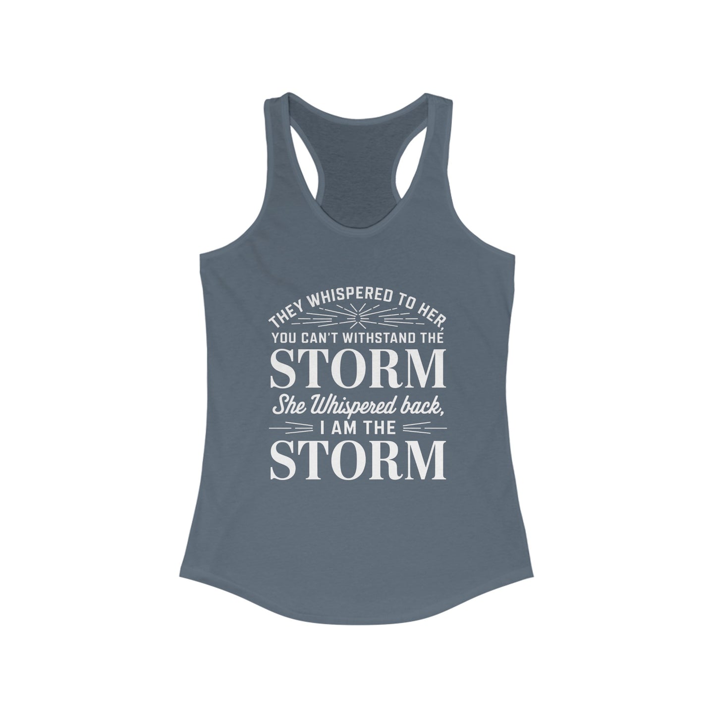 They Whispered Women's Ideal Racerback Tank