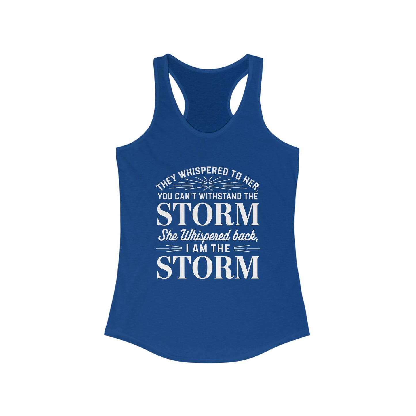They Whispered Women's Ideal Racerback Tank