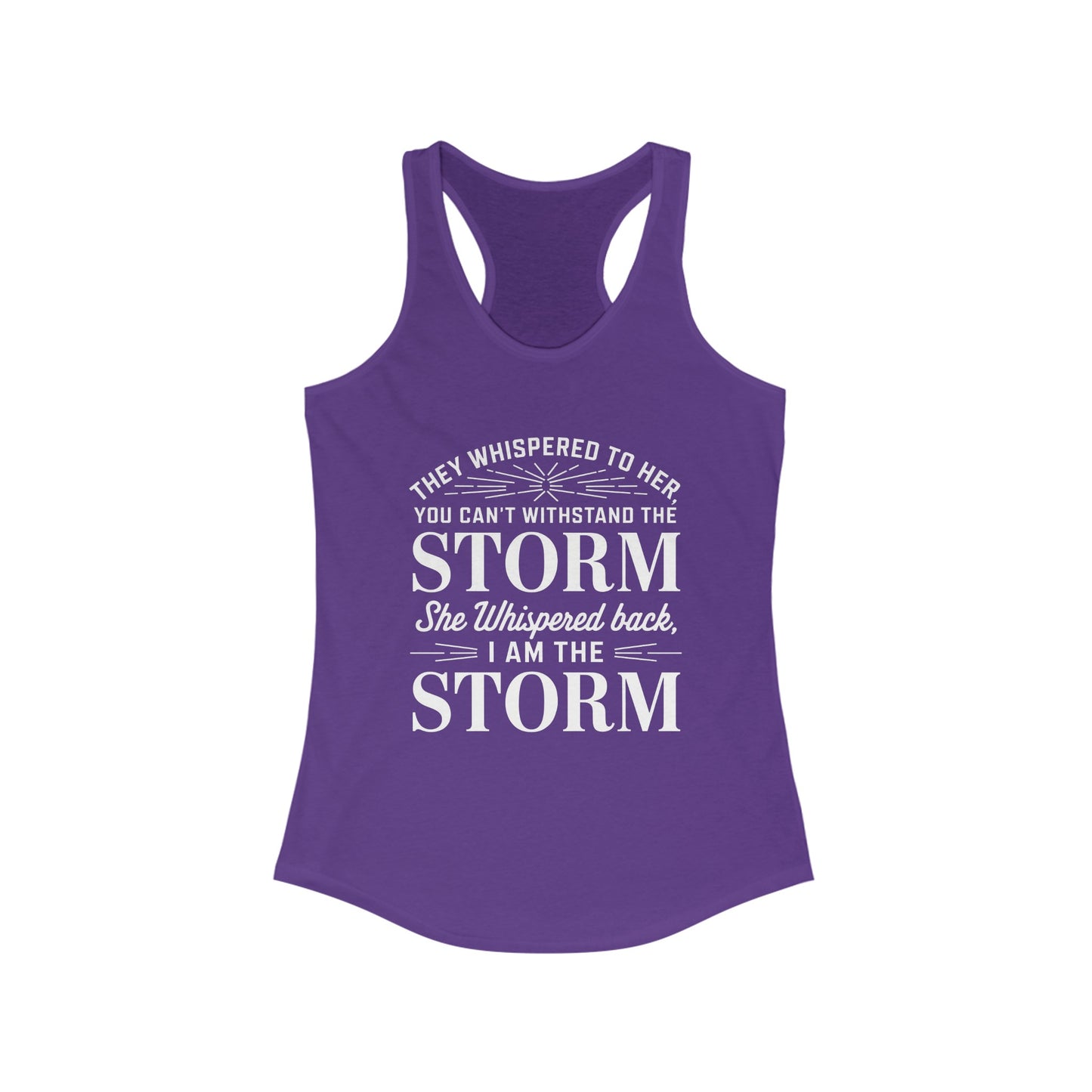 They Whispered Women's Ideal Racerback Tank